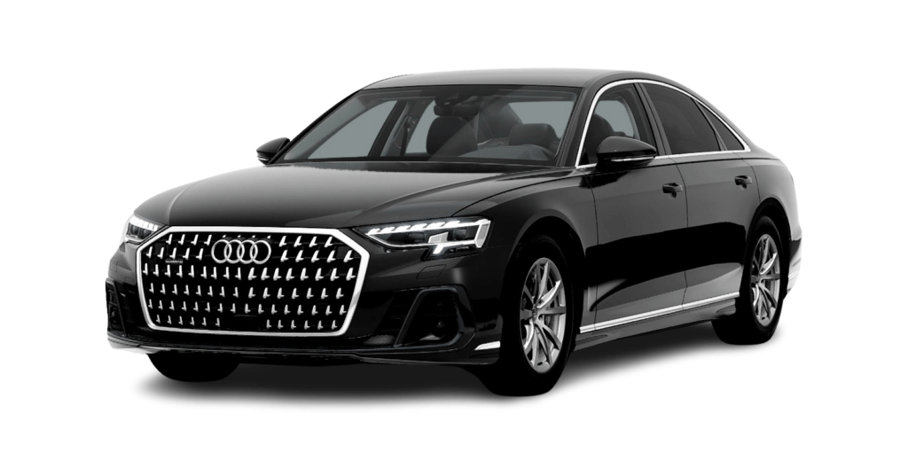 Luxus Limousine Audi A 8 Langversion Quattro München first class Limousine mieten