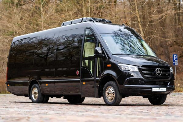 Luxus Kleinbus mieten 12-Sitzer mit Fahrer für 12 Personen Mercedes Benz Sprinter Jet Van 