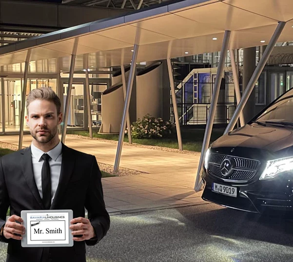 Persönliche Abholung am VIP Wing Flughafen München MUC